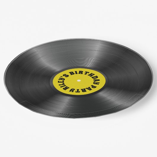 ビニパーソナライズされたールアルバム   ペーパープレート (アングル)