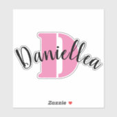 ビニパーソナライズされたー澄んル名ラベル シール (シート)