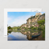 ビニャック・エ・カゼナックとドルドーン川のはがき ポストカード (正面/裏面)