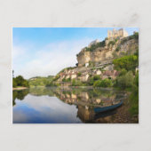 ビニャック・エ・カゼナックとドルドーン川のはがき ポストカード (正面)