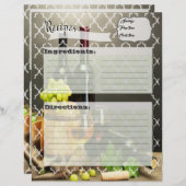 ビニヤード両面レシピカード (正面/裏面)