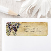 ビニヤード、ワイナリー水彩、カスタム ラベル (インサイチュ)