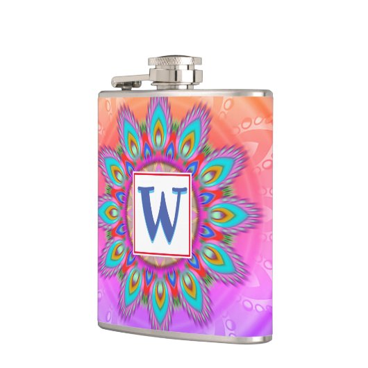 ビニル包まれたお尻フラスコサイケデリア フラスク (左)