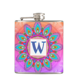 ビニル包まれたお尻フラスコサイケデリア フラスク