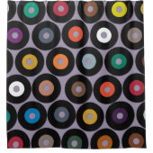 ビニル薄紫 シャワーカーテン (正面)