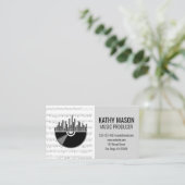 ビニル | 楽譜 | 音楽プロデューサー 名刺 (スタンド正面)