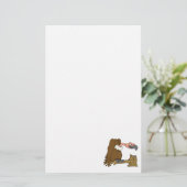 ビニーハゲワシ 便箋 (スタンド正面)