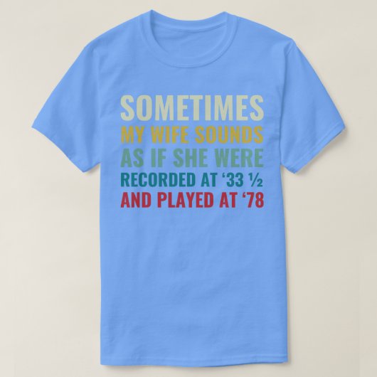 ビニールおもしろいラバーハスビニールレコード Tシャツ (デザイン正面)