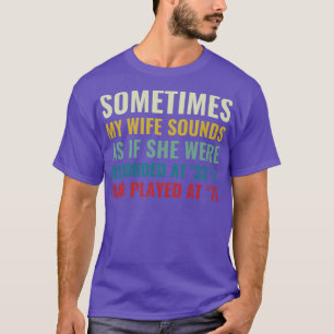 ビニールおもしろい恋人の夫ビニールレコード Tシャツ