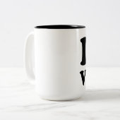 ビニールが好き ツートーンマグカップ (正面左)