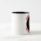 ビニールがMP3業界のマグを殺している ツートーンマグカップ (中央)