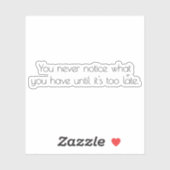 ビニールのカスタムシールが気づかない シール (シート)