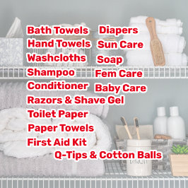 ビニールのシールを組み立てた家族風呂 シール