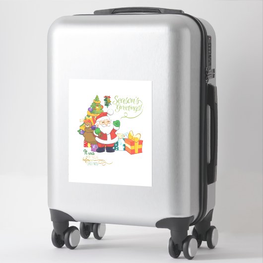 ビニールのシールカスタムを貼る前の夜だった シール (スーツケース)