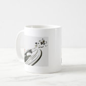 ビニールのターンテーブル コーヒーマグカップ (正面左)