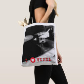 ビニールのトートバッグ大好き トートバッグ (クローズアップ)