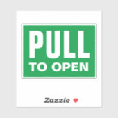 ビニールのドアの入り口のシールを開くには引く シール (シート)