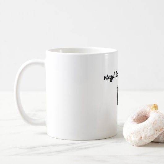 ビニールのベビー、ビニール!!! コーヒーマグカップ (ドーナツ)