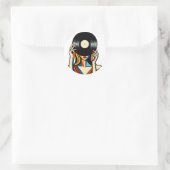 ビニールのベール付き映像 ラウンドシール (バッグ)