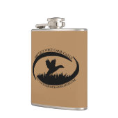 ビニールの包まれたなフラスコ フラスク (左)