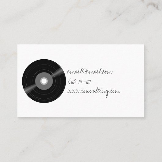 ビニールの名刺 名刺 (裏面)