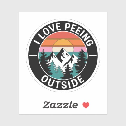 ビニールの外を覗くのがおもしろい大好き シール (シート)