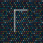 ビニールの青 ファブリック (タイル)