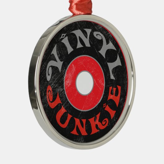 ビニールの麻薬常習者の円形の金属フレームの休日のオーナメント メタルオーナメント (右)