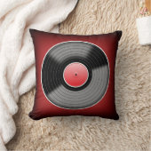 ビニールの麻薬常習者の赤は正方形の装飾用クッション衰退します クッション (ブランケット)