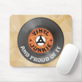 ビニールの麻薬常習者-およびそれの誇りを持った マウスパッド (マウス)