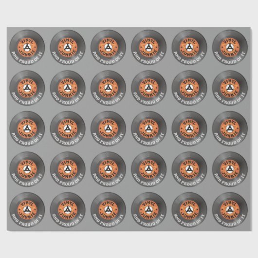 ビニールの麻薬常習者-およびそれの誇りを持った ラッピングペーパー (フラット)