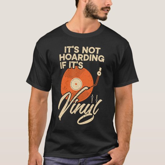 ビニールもしレコードの音楽ではない1 Tシャツ (正面)