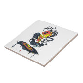 ビニールを遊ぶ抽象的な音楽スピーカー タイル (側面)