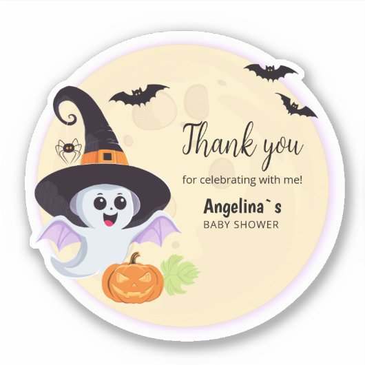 ビニールカスタムの赤ちゃんシャワーシール シール (正面)