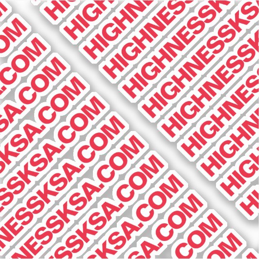 ビニールカスタムカットシール シール (正面)