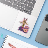 ビニールカスタムカットシール シール (ノートパソコンとiPhone)