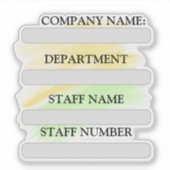 ビニールカスタムカットシール シール (正面)