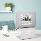 ビニールカスタムカットシール シール (デスク上のノートパソコン)