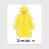 ビニールカスタムシールのレインジャケット シール (シート)