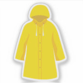 ビニールカスタムシールのレインジャケット シール (正面)