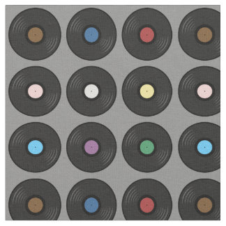 ビニールカラフルレコードクラシック ファブリック