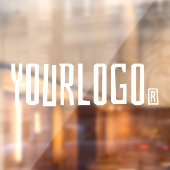 ビニールカートラックウィンドウにビジネスロゴデカール ウィンドウサイン (シート2)