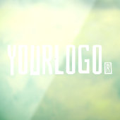 ビニールカートラックウィンドウにビジネスロゴデカール ウィンドウサイン (シート3)