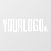 ビニールカートラックウィンドウにビジネスロゴデカール ウィンドウサイン (シート)