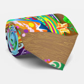 ビニールキャンデーの"土地"のタイ ネクタイ (ロール)