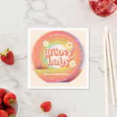 ビニールグロヴィの赤ちゃんシャワー スタンダードカクテルナプキン (インサイチュ)