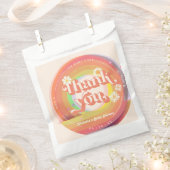 ビニールグロヴィの赤ちゃんシャワー フェイバーバッグ (クリップ留めされた状態)