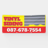 ビニールサイディングサービスカスタムのバナー 横断幕 (横)