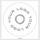 ビニールサークルのロゴBusiness Bumper Car Window シール (シート)