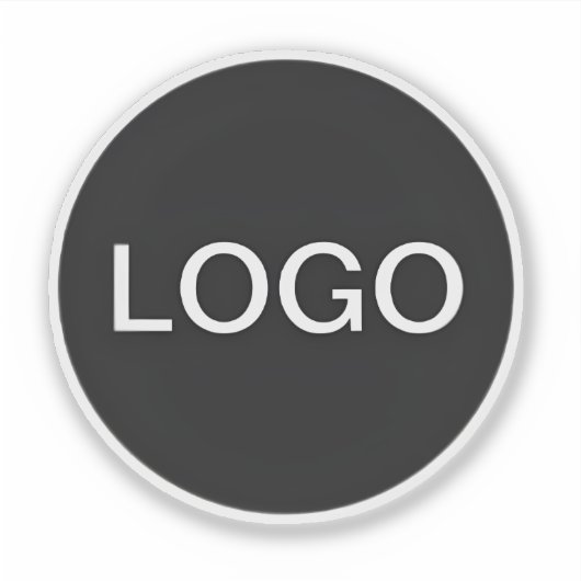 ビニールサーク澄んルのウォーターボトルのビジネスロゴ シール (正面)